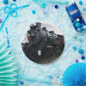 ヴィンテージ鉄道蒸気列車 ペーパープレート (パーティー)