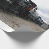 ヴィンテージ鉄道蒸気列車 ラッピングペーパー (角)