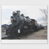 ヴィンテージ鉄道蒸気列車 ラッピングペーパー (フラット)