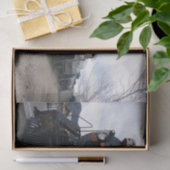 ヴィンテージ鉄道蒸気列車 薄葉紙 (ギフト)