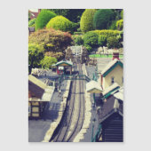 ヴィンテージ鉄道駅フォトプリント (正面)