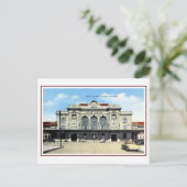 ヴィンテージ鉄道、デンバー組合駅、タクシー ポストカード (スタンド正面)