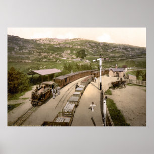 ヴィンテージ鉄道、フェスティニオーグウェールズ1895 ポスター