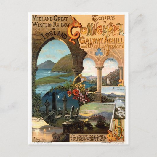 ヴィンテージ鉄道 ポストカード (正面)