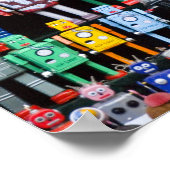 ヴィンテージ鉄錫玩具ロボット収集ポスター ポスター (角)