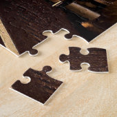 ヴィンテージ銀キャンパトレーラジグソーパズル ジグソーパズル (側面)