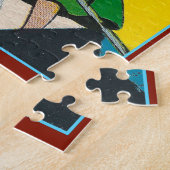 ヴィンテージ銀年齢漫画ブックカバー ジグソーパズル (側面)