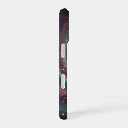 ヴィンテージ銀河渦巻き iPhone 16ケース (右側面)