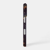 ヴィンテージ銀河渦巻き iPhone 16ケース (右側面)