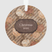 ヴィンテージ銅香辛料バラ |ファミリカスタム素朴ー オーナメント (裏面)