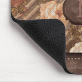 ヴィンテージ銅香辛料バラ |モノグラ素朴ムフローラ マウスパッド (コーナー)