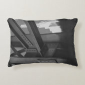 ヴィンテージ鋼建築超高層ビル構造 アクセントクッション (正面)