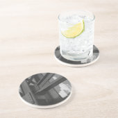 ヴィンテージ鋼建築超高層ビル構造 コースター (側面)