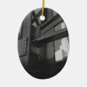 ヴィンテージ鋼建築超高層ビル構造 セラミックオーナメント (正面)