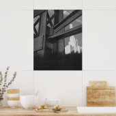 ヴィンテージ鋼建築超高層ビル構造 ポスター (キッチン)