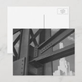 ヴィンテージ鋼建築超高層ビル構造 ポストカード (正面/裏面)