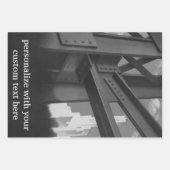 ヴィンテージ鋼建築超高層ビル構造 ラッピングペーパーシート (正面3)