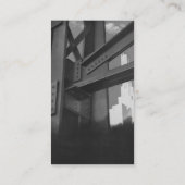 ヴィンテージ鋼建築超高層ビル構造 名刺 (裏面)