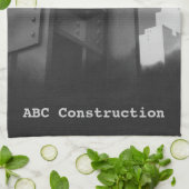 ヴィンテージ鋼鉄製ビル建築 キッチンタオル (折り畳み)