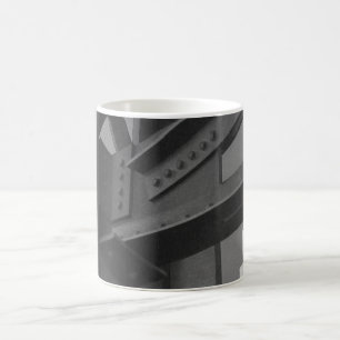 ヴィンテージ鋼鉄製ビル建築 コーヒーマグカップ