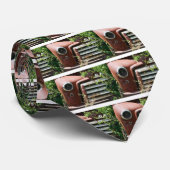 ヴィンテージ錆ついたGMCのトラック ネクタイ (ロール)