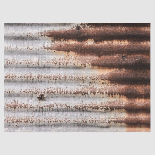 ヴィンテージ錆びた金属 薄葉紙 (正面)