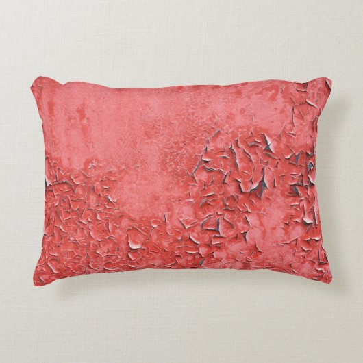 ヴィンテージ錆びた鉄壁のテクスチャ アクセントクッション (正面)