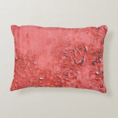 ヴィンテージ錆びた鉄壁のテクスチャ アクセントクッション (裏面)