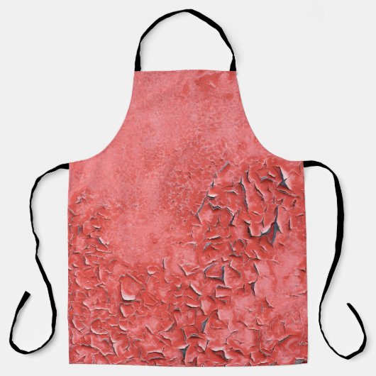 ヴィンテージ錆びた鉄壁のテクスチャ エプロン (正面)