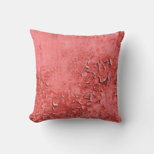 ヴィンテージ錆びた鉄壁のテクスチャ クッション (正面)