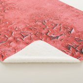 ヴィンテージ錆びた鉄壁のテクスチャ シェルパブランケット (3/4)