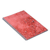 ヴィンテージ錆びた鉄壁のテクスチャ ノートブック (右側)