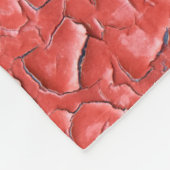 ヴィンテージ錆びた鉄壁のテクスチャ フリースブランケット (角)