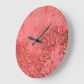 ヴィンテージ錆びた鉄壁のテクスチャ ラージ壁時計 (傾斜)