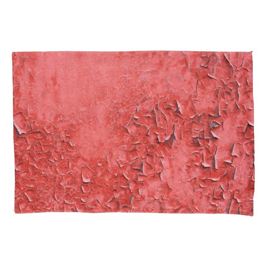 ヴィンテージ錆びた鉄壁のテクスチャ 枕カバー (正面)