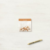 ヴィンテージ錆び茶色の水の色のカボチャ ポストイット (デスク上)