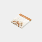 ヴィンテージ錆び茶色の水の色のカボチャ ポストイット (アングル)