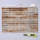 ヴィンテージ錆び金属ティッシュペーパー 薄葉紙 (クラフト)