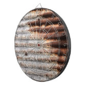 ヴィンテージ錆び金属 ダーツボード (正面右)