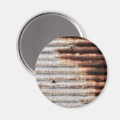 ヴィンテージ錆び金属 マグネット (正面/裏面)