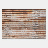 ヴィンテージ錆び金属 ラッピングペーパーシート (正面3)