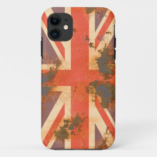 ヴィンテージ錆統一された付き王国国旗 iPhone 11 ケース