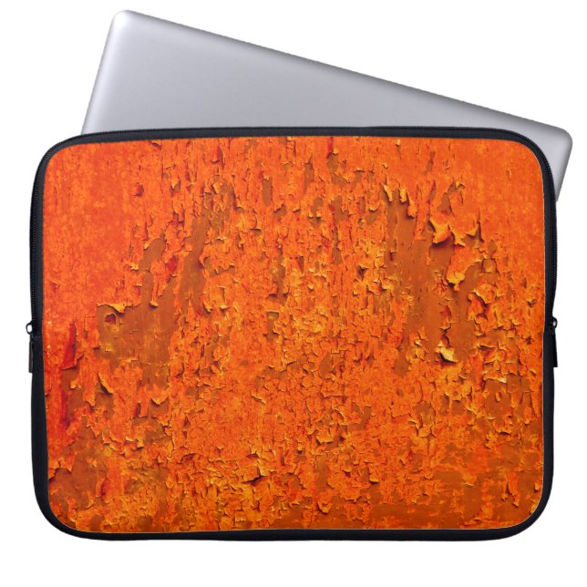 ヴィンテージ錆：古いテクスチャサーフェス ラップトップスリーブ (正面)