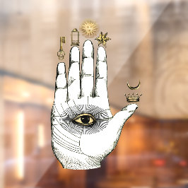ヴィンテージ錬金術の謎の手 ウィンドウサイン