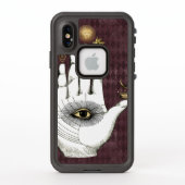 ヴィンテージ錬金術の謎の手 LifeProof iPhoneケース (裏面)