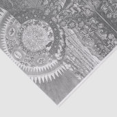 ヴィンテージ錬金術占星術のイラストレーション 薄葉紙 (詳細)