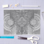 ヴィンテージ錬金術占星術のイラストレーション 薄葉紙 (クラフト)