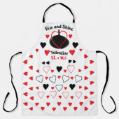 ヴィンテージ鍋を特徴とするスウィートエプロン エプロン (正面)