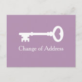 ヴィンテージ鍵の変更アドレス移動はがき 案内ポストカード (正面)