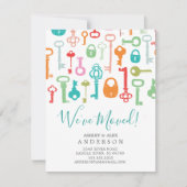 ヴィンテージ鍵の移動告知 案内状 (正面)